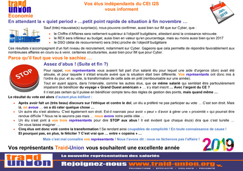 Comm_Mensuelle_des_elus_Traid-Union_I2S_janvier_2019_V1.0