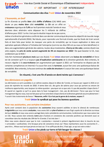 Communication_Mensuelle_des élus Traid-Union_novembre_2022