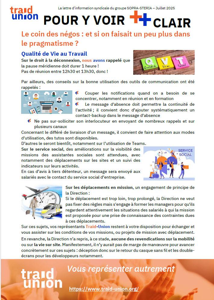 Le coin des négos – faisons dans le pragmatisme !