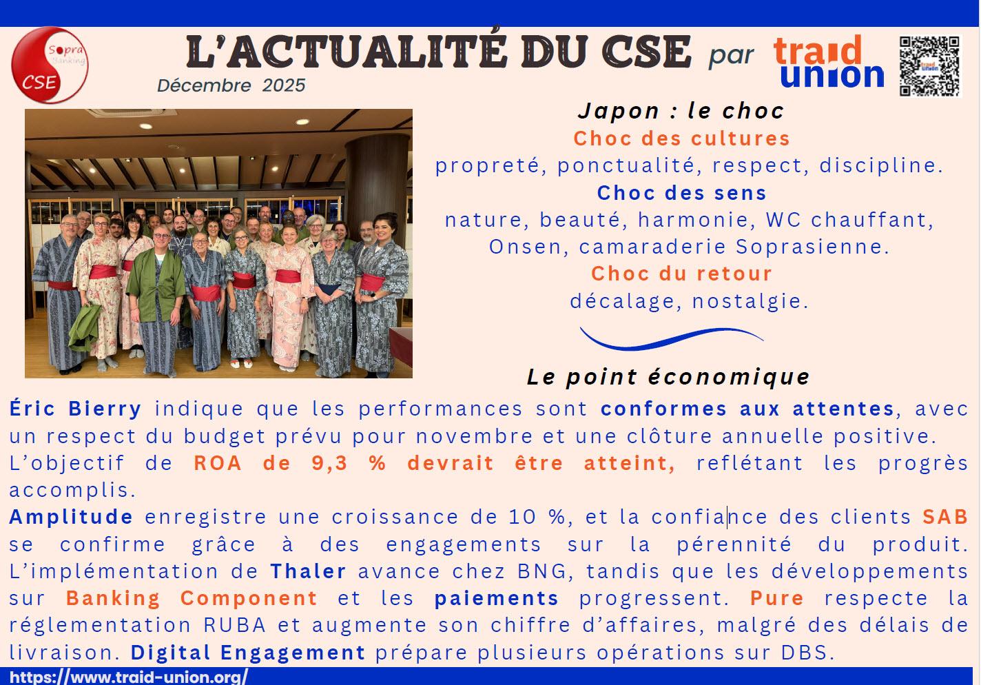 2025-12 – Communication mensuelle des élus Traid Union SBS