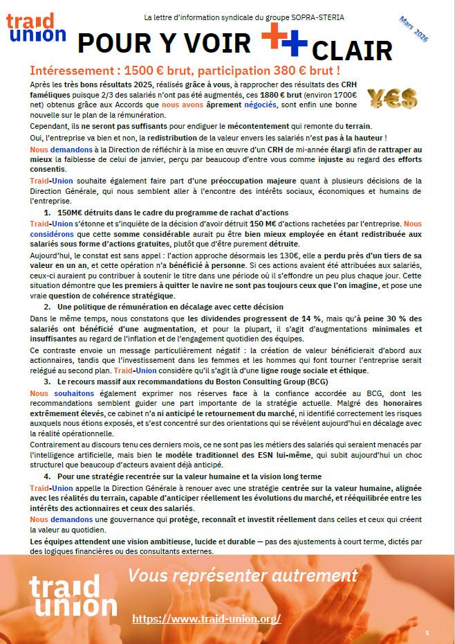 Intéressement et participation – les montants 2026 !